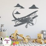 Avion sa oblačićima - Slika 3