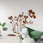 Cveće srce i leptir - Slika 3