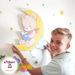 Dečija lampa Meda čita na mesecu - Slika 2