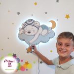 Dečija lampa Meda spava na oblaku - Slika 5