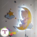 Dečija lampa Meda čita na mesecu - Slika 5