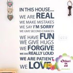 Ispis " In this house" - Slika 3