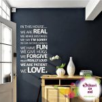 Ispis " In this house" - Slika 2