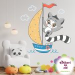 Rakun na brodiću - Slika 2