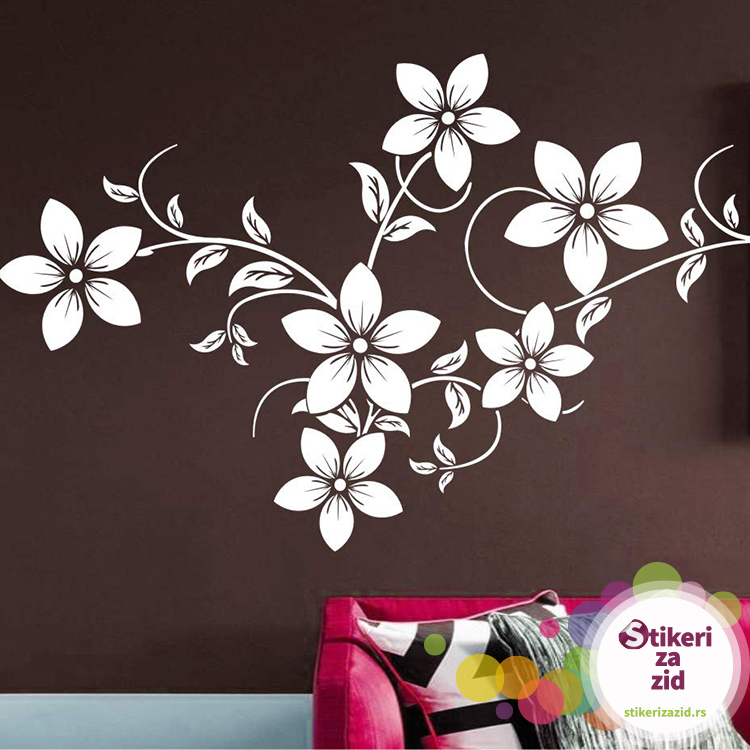 stiker nalepnica Sasavo cvece 3 Šašavo cveće - Slika 1