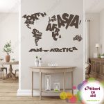 Mapa Sveta kontinenti - Slika 2